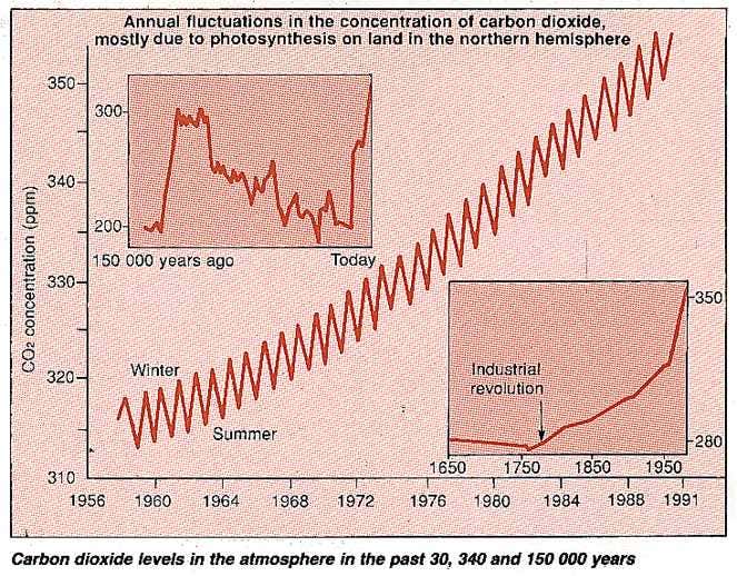 Carbon dioxide in the atmosphere
