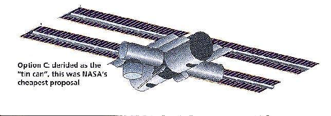 Rejected space station design (option C)