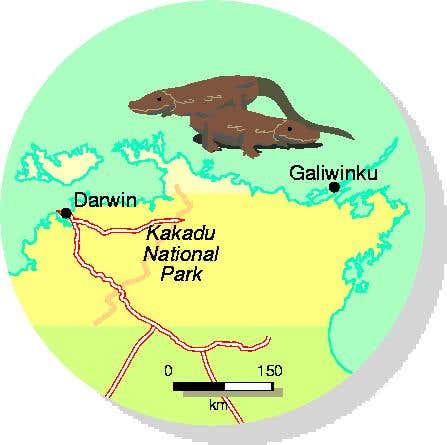 Map of Northern Australia