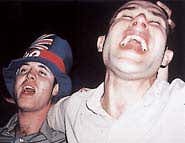 Girls giggle and guys grunt