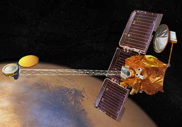 Mars Odyssey approaches entry to orbit