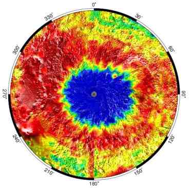 Huge ice field found on Mars