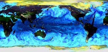 Water world satellite returns first images