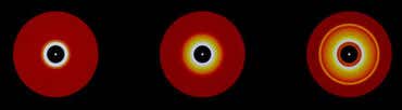 Bright dust rings highlight Earth-like planets