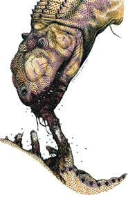 The cannibal dinosaurs left evidence on more than 20 bones