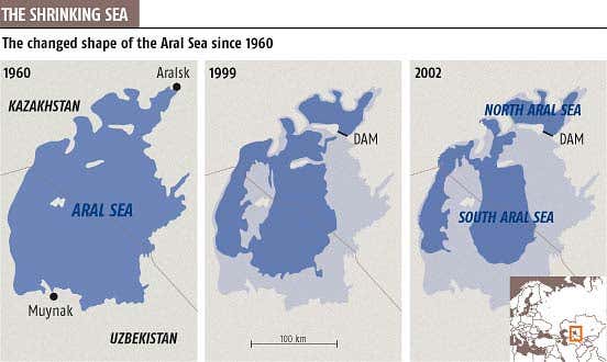 South Aral Sea 'gone in 15 years'