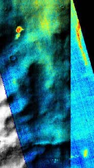 Martian warm spots could be towers of ice