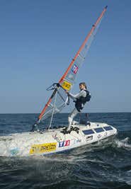 Rocket explosives aid cross-Pacific windsurfer