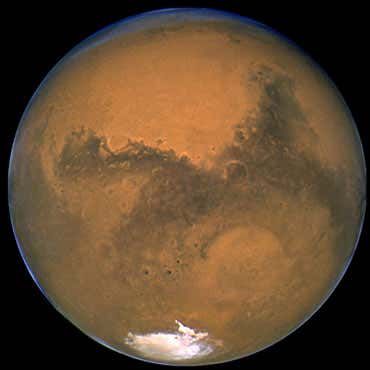 Hubble telescope takes Mars close-up