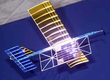 Laser-powered aircraft shines in tests
