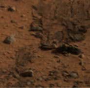 Mars rover's first colour image released