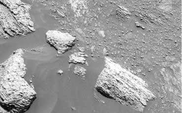 Opportunity sees a bed of beads