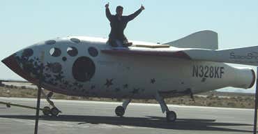 First private astronaut rockets into space