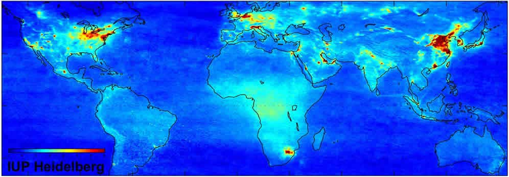 World's pollution hotspots revealed from space