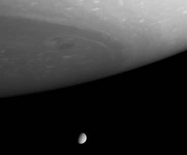 Cassini captures Tethys in all her glory