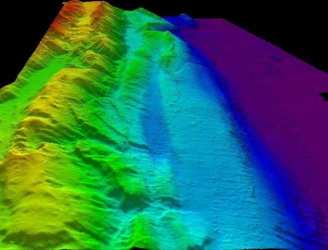 Asian tsunami seabed pictured with sonar