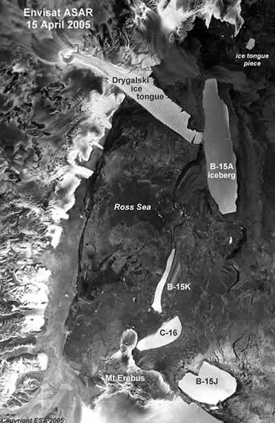 World's largest iceberg 'goes bump in the night'