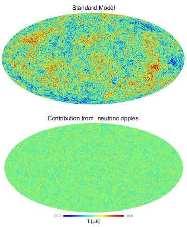 Big bang neutrinos smoothed out the universe