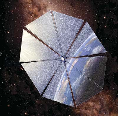 Solar sail may be lost in space