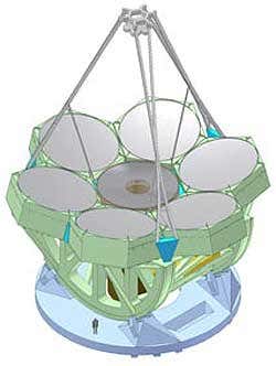 When completed, the Giant Magellan Telescope's seven 8.4-metre mirrors will more than quadruple the power of today's best observatories