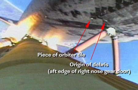 NASA investigates shuttle debris incidents