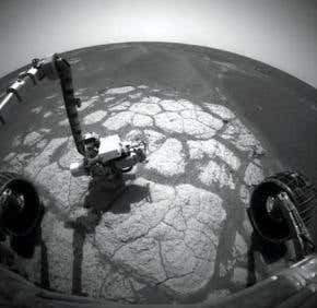 Mars rover Spirit hits pay dirt