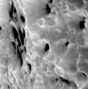 Cassini flyby of Hyperion reveals tortured world