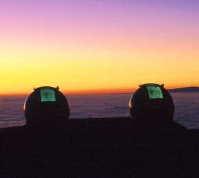 Twin telescopes cancel star's light