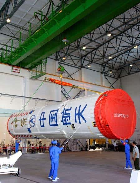China's desert launch site boasts comforts of home