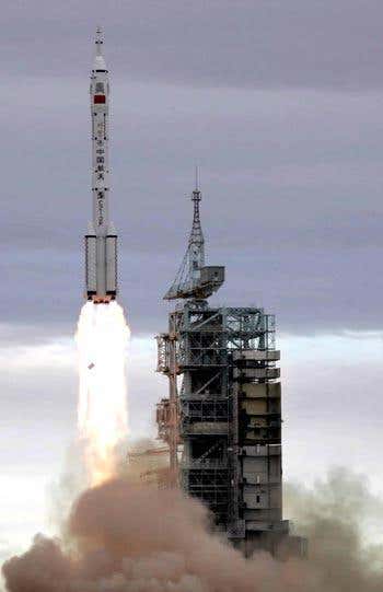 The Shenzhou VI flight is scheduled for nearly five days, during which the taikonauts will take up residence in a 9 cubic metre orbital module