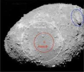 Hayabusa probe prepares to punch an asteroid