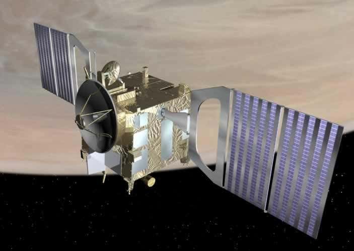 Venus Express will explore the planet from a long, elliptical orbit, at times swooping as close as 250 kilometres to the Venusian surface