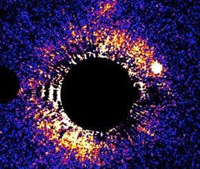 Rocky rings around Sun-like stars revealed