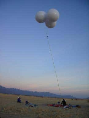 Space-elevator tether climbs a mile high