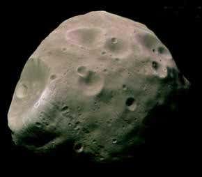 Phobos, the shadow-caster (G Neukum/ESA/DLR/FU Berlin)