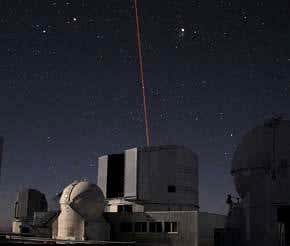 Enormous laser beam produces artificial star