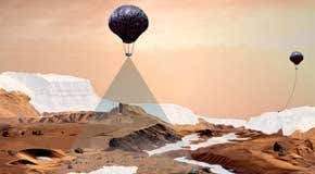 See Mars and Venus by balloon