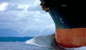 Slippery ships float on thin air