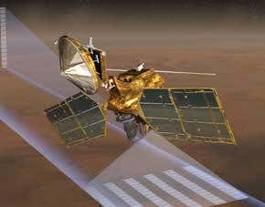 Probe takes its first dip in the Martian atmosphere