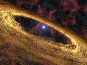 Even pulsars can harbour planet-forming discs