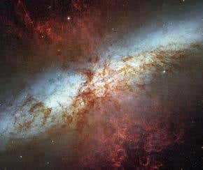 Hubble enjoys a birthday Cigar Galaxy