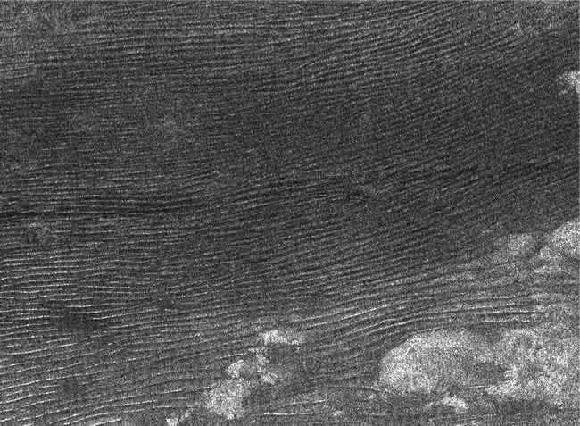 Dunes run East-West on Titan and are found over much of the equatorial region