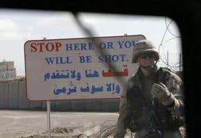 Lasers to dazzle drivers at Iraqi checkpoints