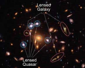 Galactic lens reveals its inner self