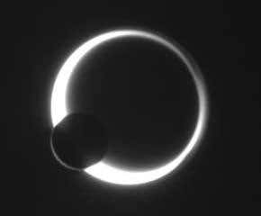 Saturn's moons seen wearing haloes