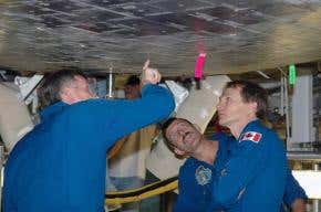 NASA prepared for shuttle emergency