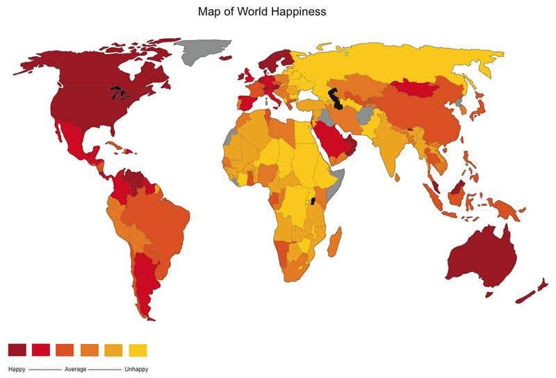 Wealthy nations hold the keys to happiness