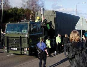 Road crash could set off nuclear blast