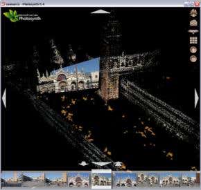 Software meshes photos to create 3D landscape