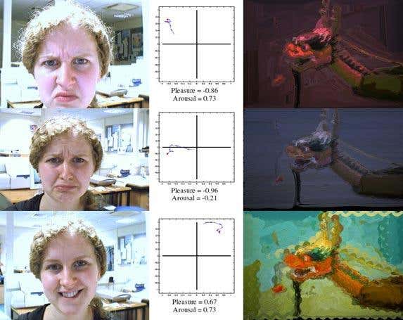 Artwork morphs to match viewer's mood